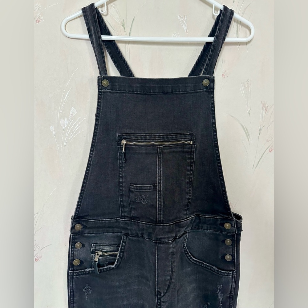 Zips & Rips Denim Dungarees - Picture 4 of 12